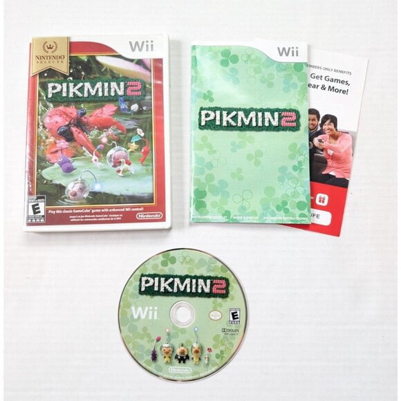 Pikmin 2 Wii Nintendo Selects 2012 Complete Tested CIB - Picture 1 of 5